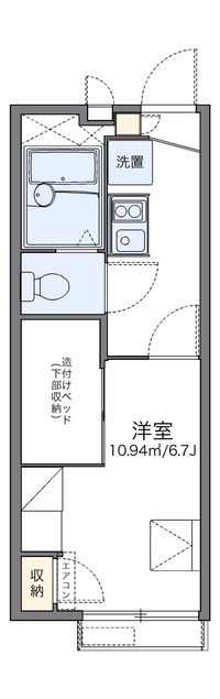 レオパレスティック　ヒル 間取り