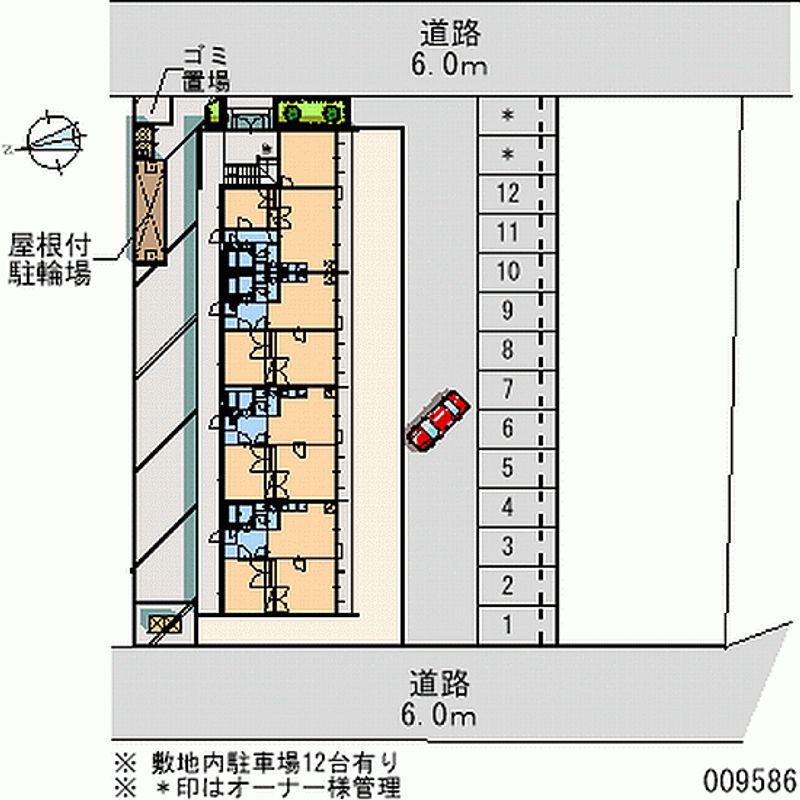 09586 bãi đậu xe hàng tháng