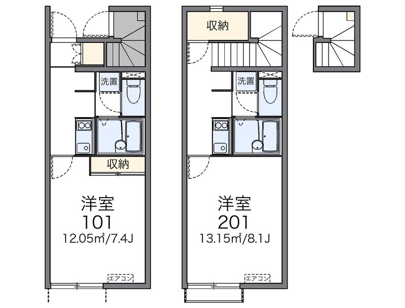 レオネクストＴ＆Ｔ 間取図