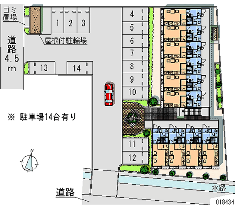 18434 Monthly parking lot