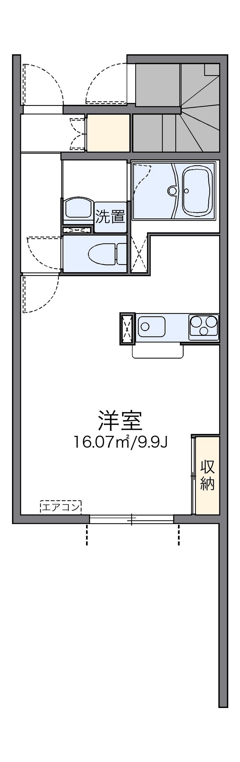 レオネクストグランブルー匝瑳 間取図