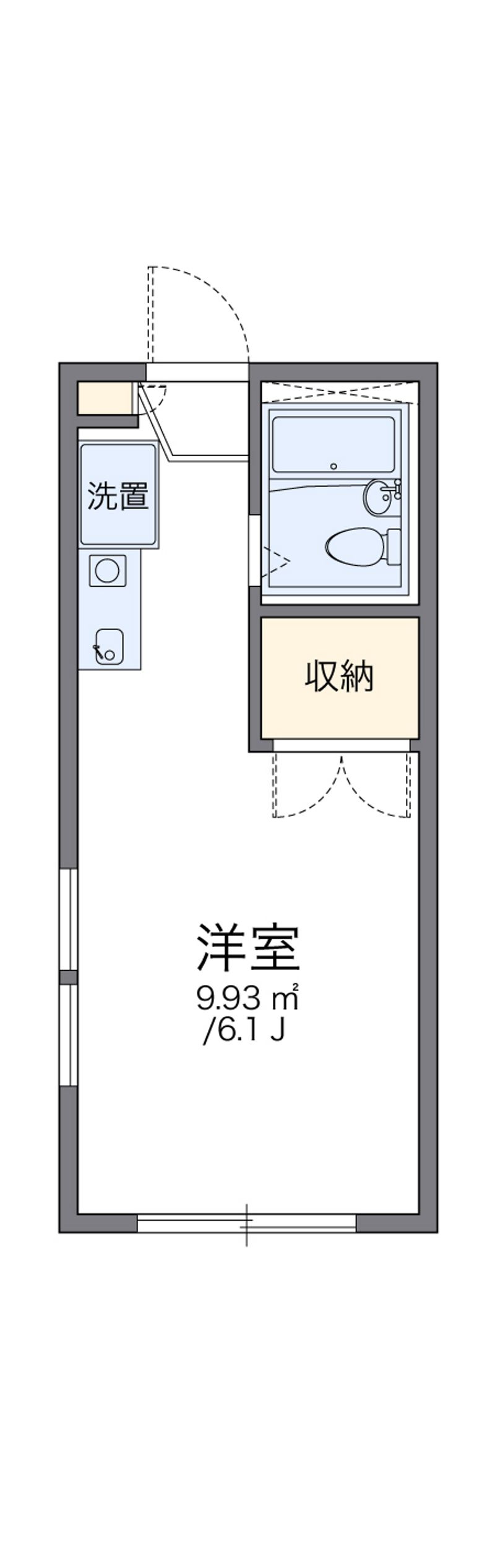 レオパレス島田黒石第１ 間取図
