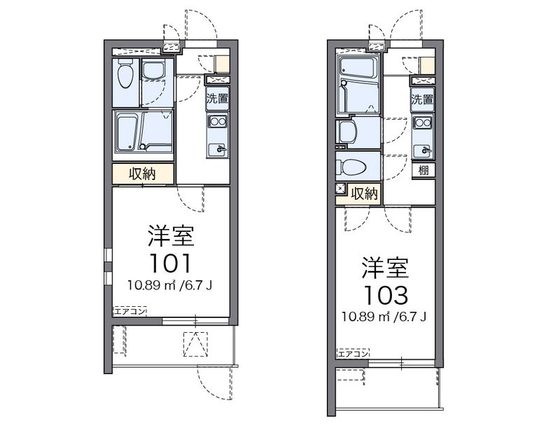 クレイノ四季 間取図