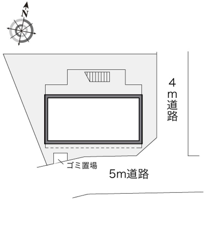 レオパレス花岡 配置図