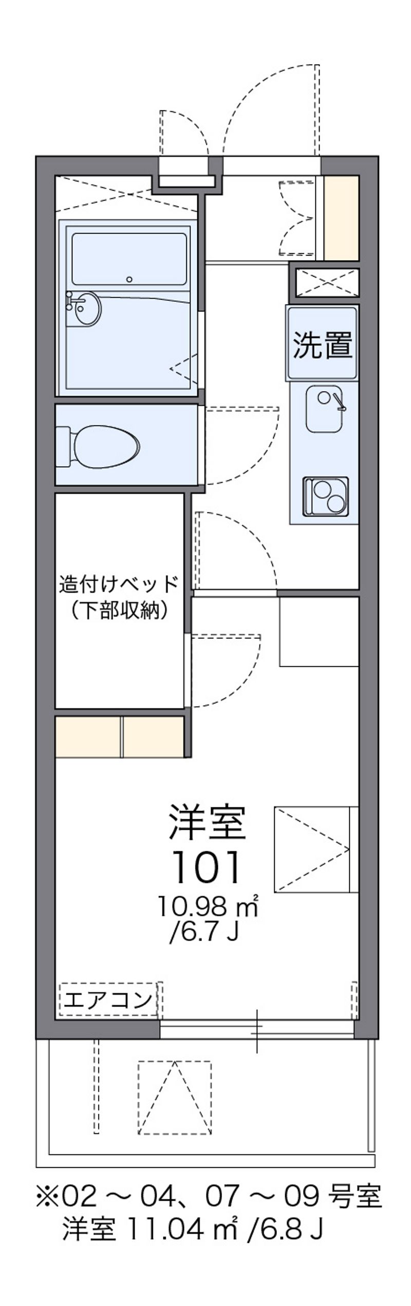 レオパレスＭ＆Ｋ 間取図