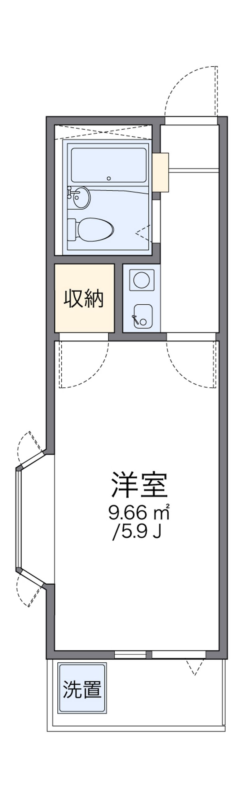 レオパレス金沢文庫第８ 間取図