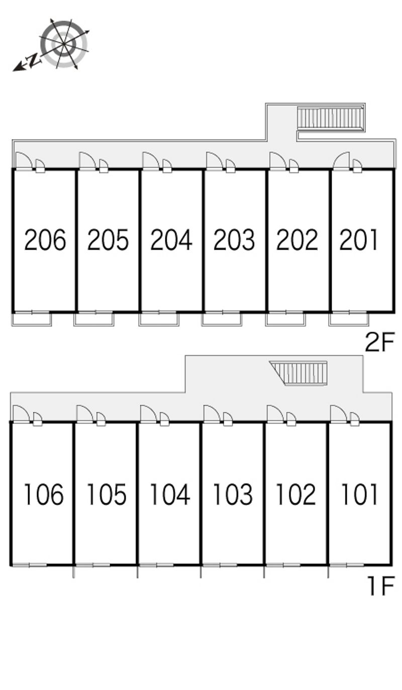 レオパレスプルミエール 間取配置図