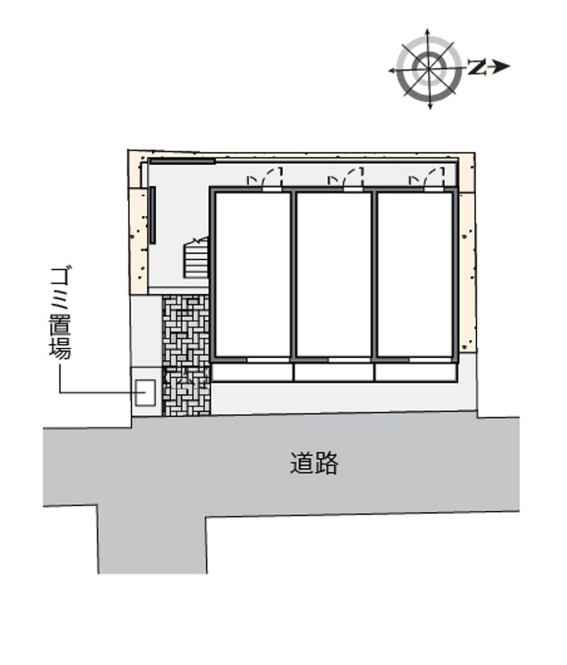 クレイノＳＨＩＮ　ＯＳＡＫＡ 配置図