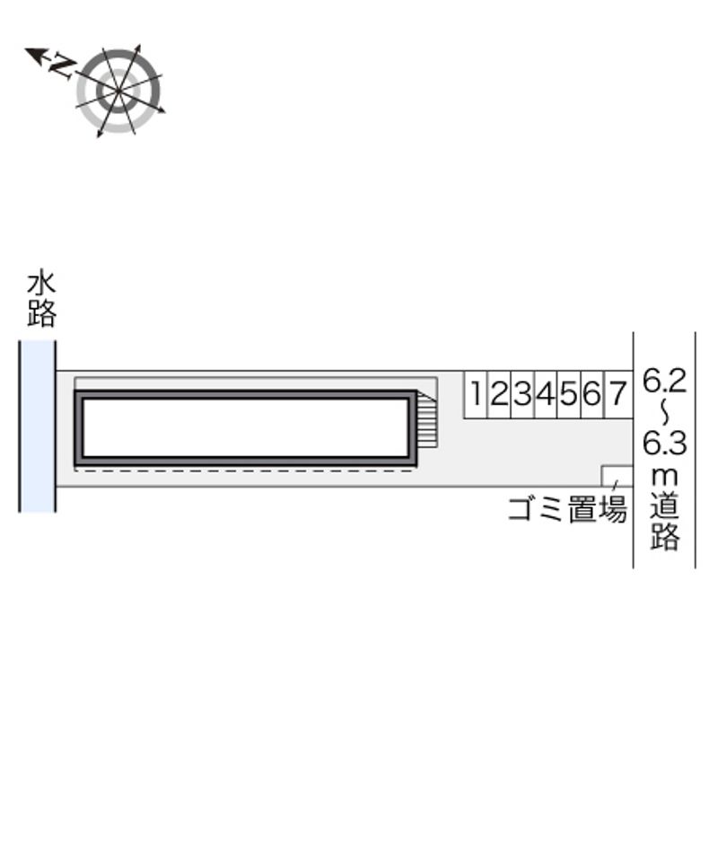 レオパレスアロンジェ 配置図