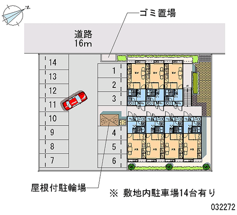 レオパレス東屋形 月極駐車場