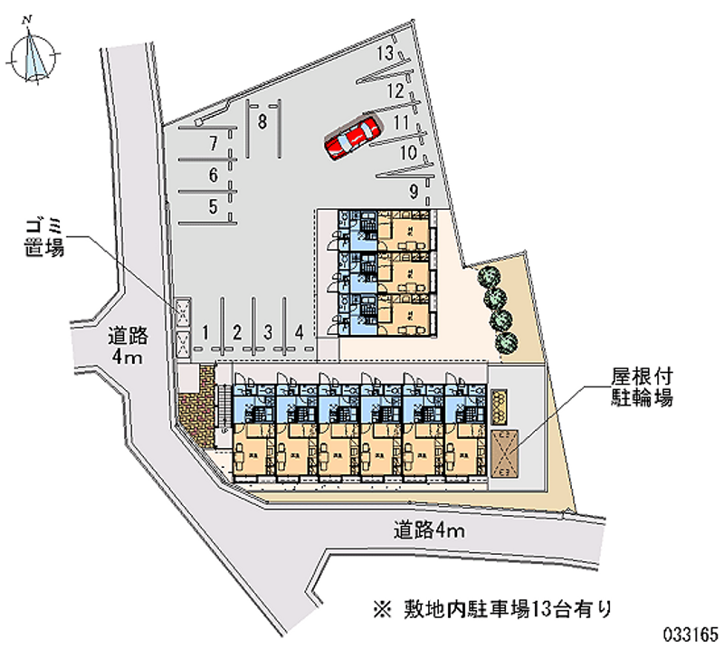 33165 Monthly parking lot