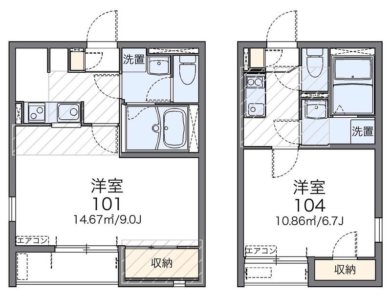 レオネクストカーサ　フローラ 間取図
