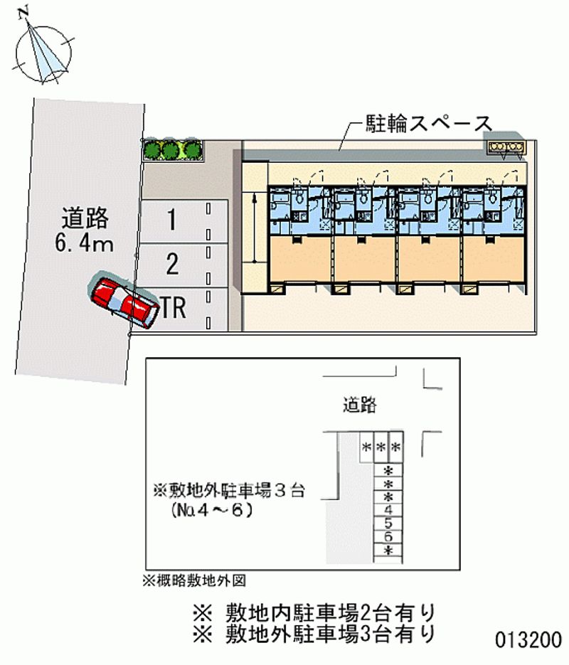 レオパレスブランシェ海老名Ⅲ 月極駐車場