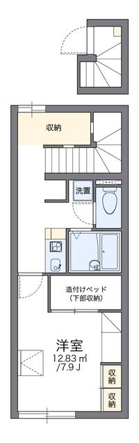 レオパレスユウキ 間取り図