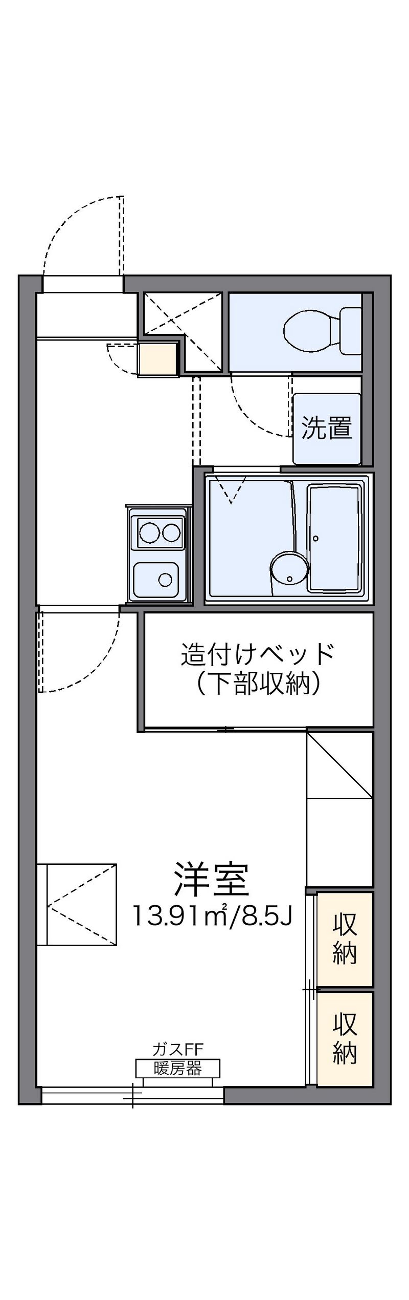 レオパレス光陽２８ 間取図