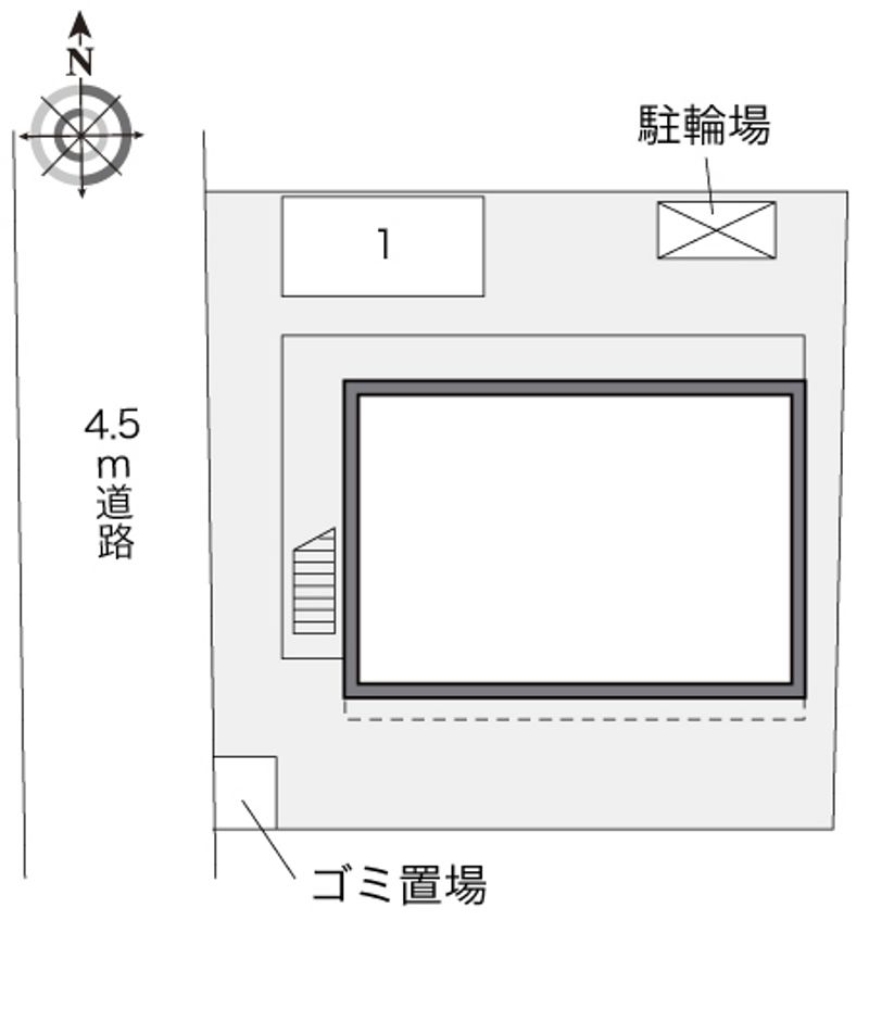 レオパレスウエスト 配置図
