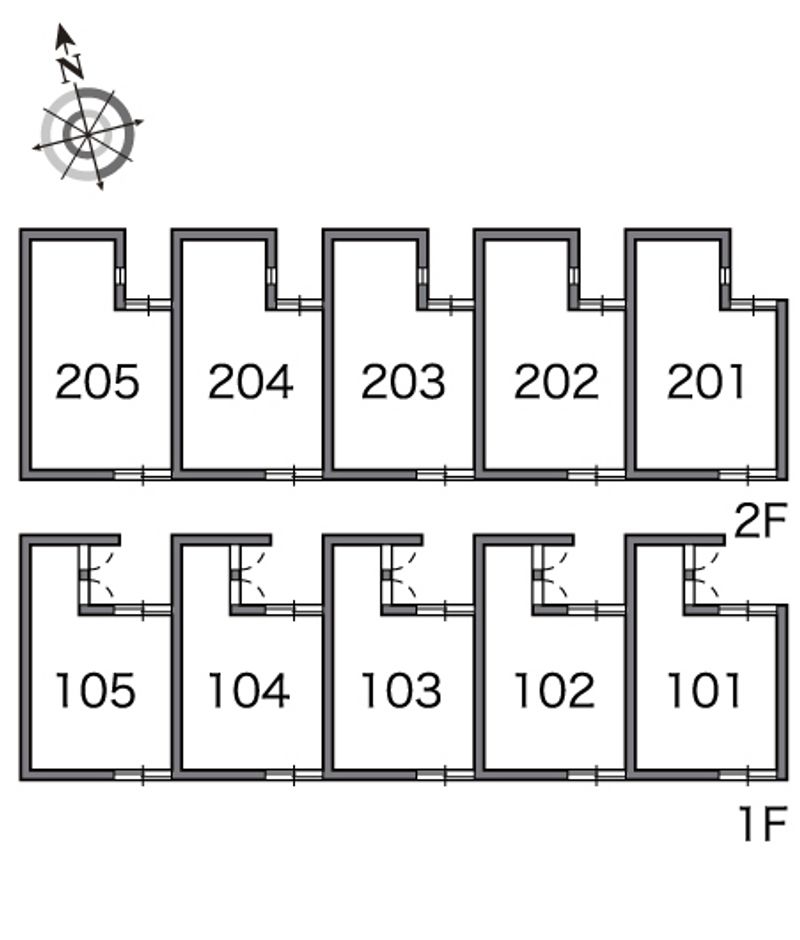 レオネクストパシフィックメゾン 間取配置図