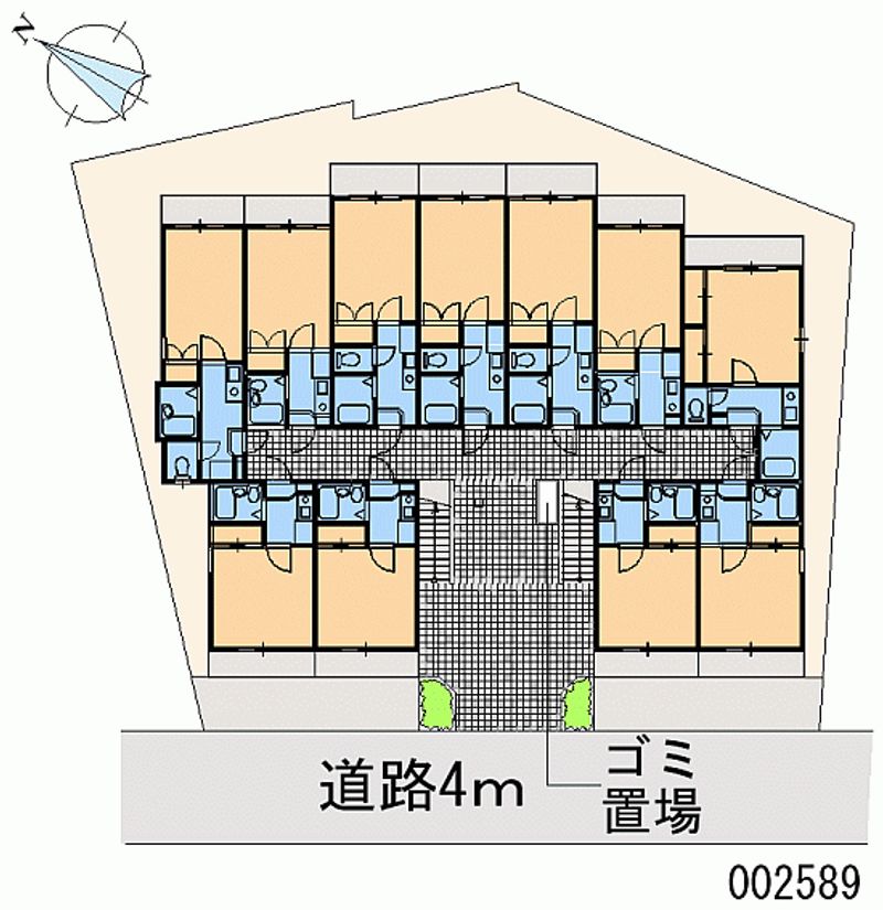 レオパレス松田 区画図