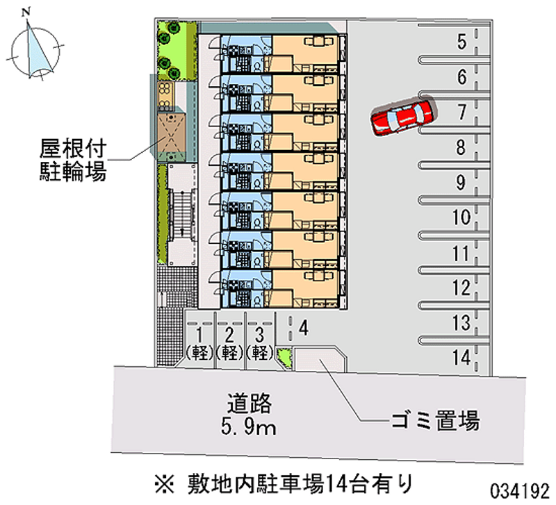 34192 Monthly parking lot