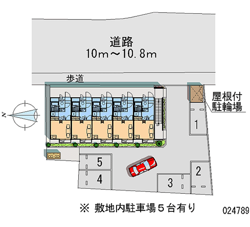 レオパレスレストⅢ 月極駐車場