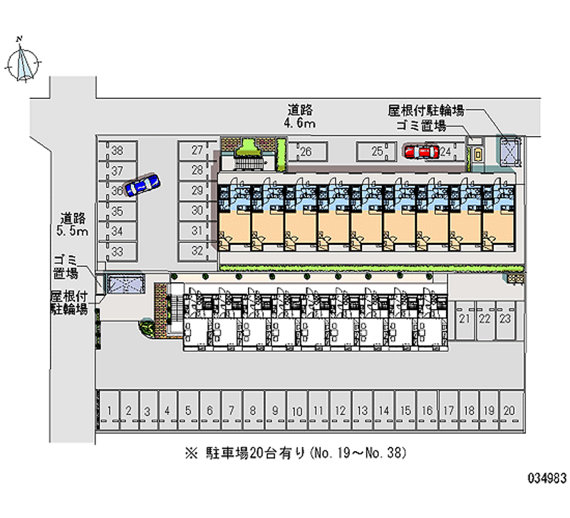 34983月租停車場