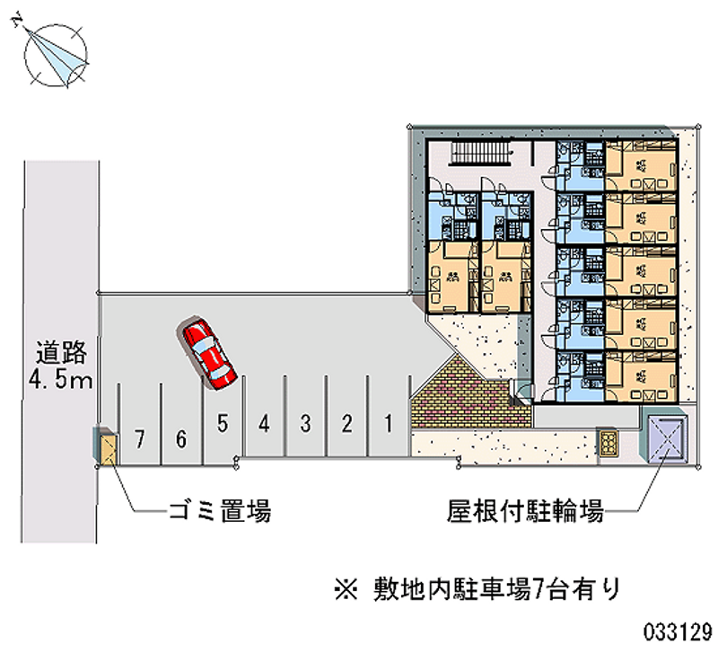 レオパレスベレン 月極駐車場