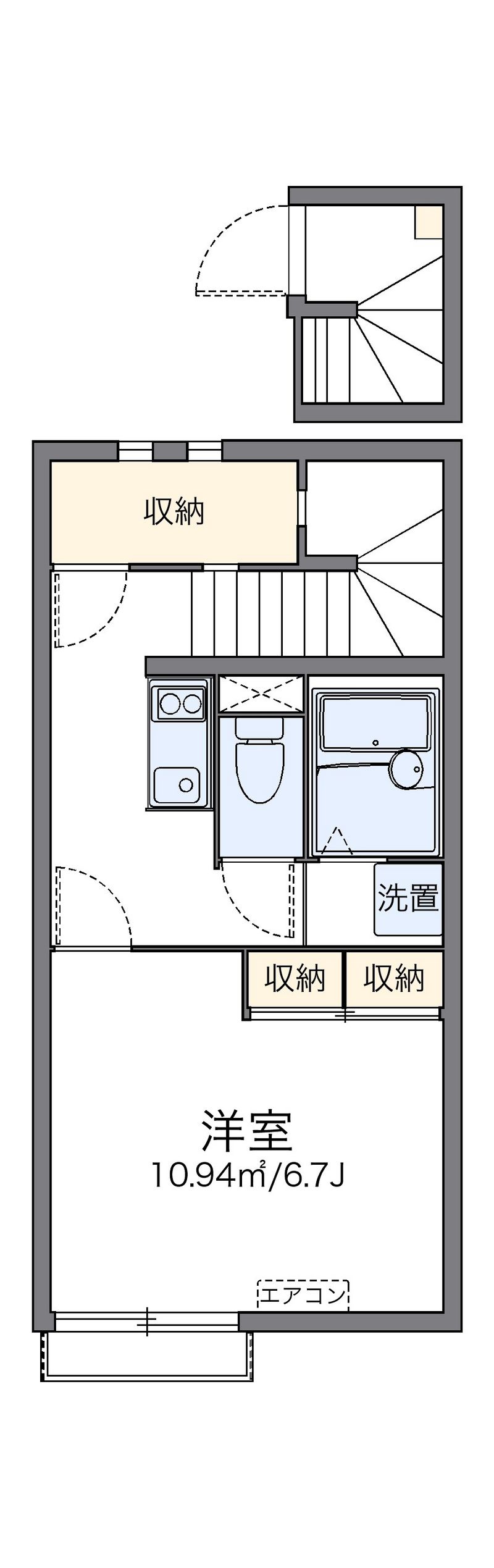 レオネクストナバノ 間取図