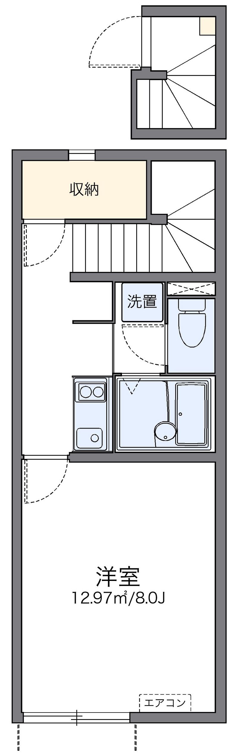 レオネクストアンジェＢ 間取図