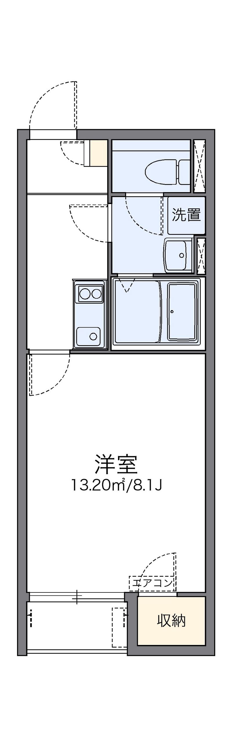 レオネクストポレポレⅡ 間取図