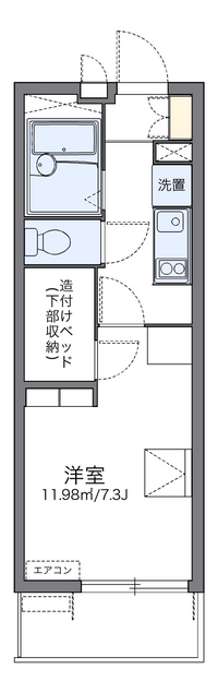 レオパレスＨＡＲＡＤＡ 間取り図