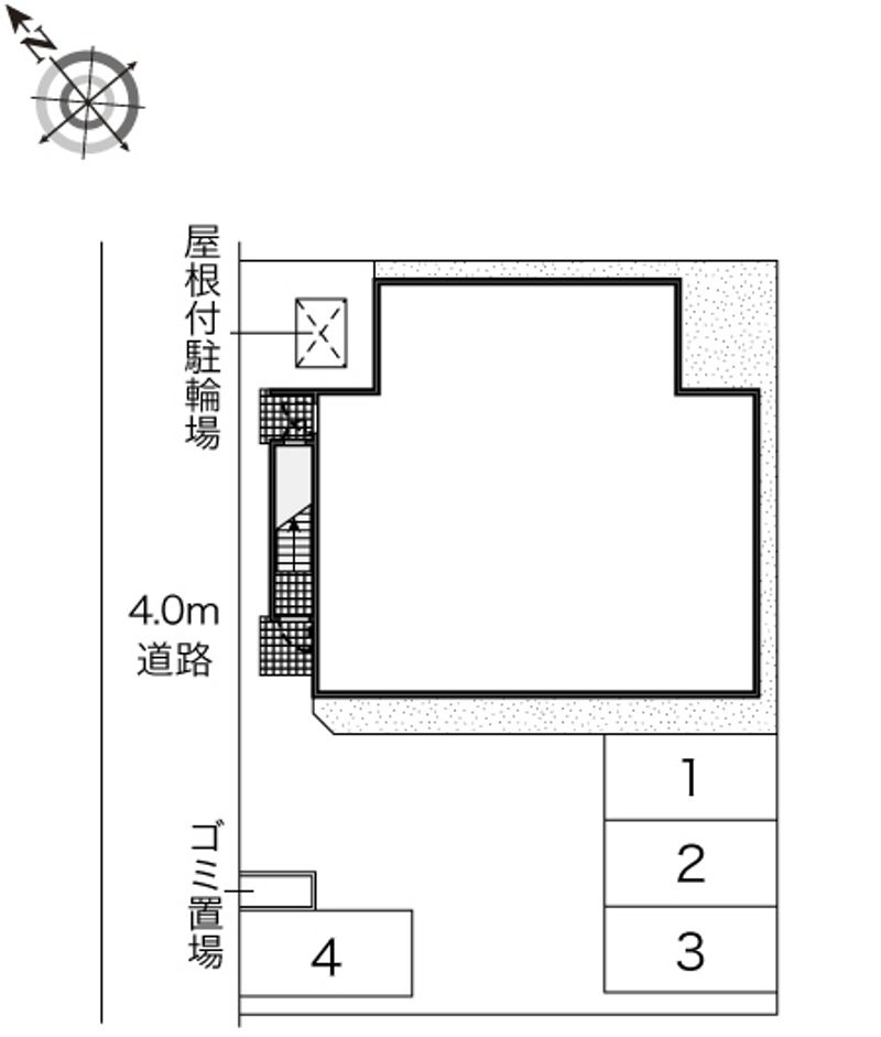 レオパレスメイリー 配置図