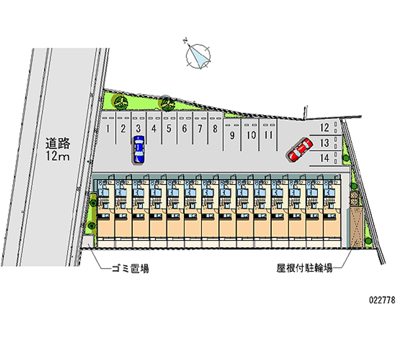 22778 Monthly parking lot