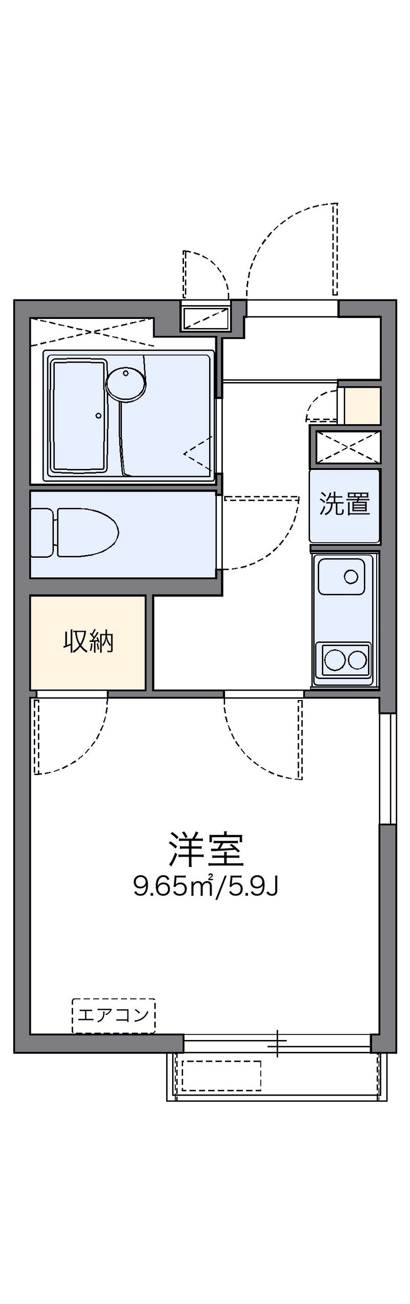 レオネクストＷａｇａｎｓｅ　Ａ 間取図