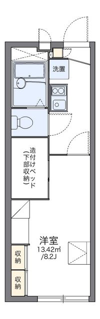 レオパレス緑嶺 間取り図