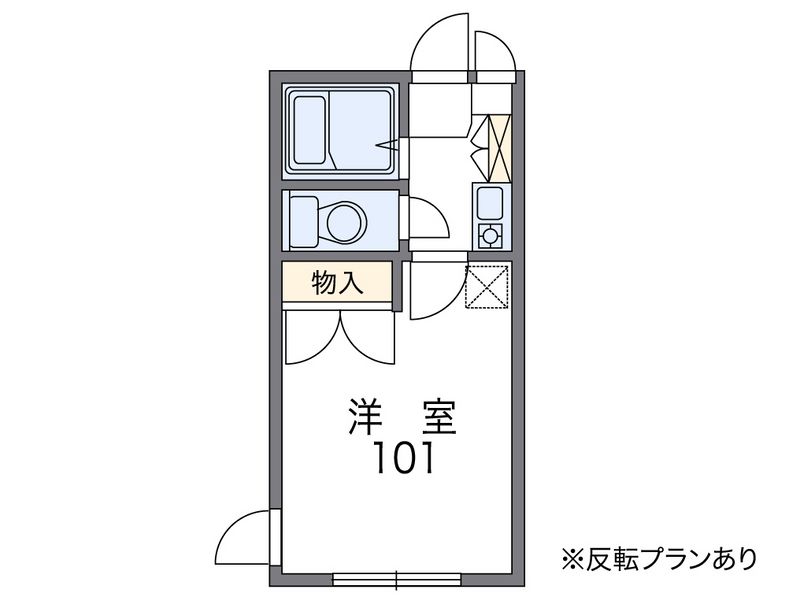 レオパレスＩＫＥＧＡＭＩ 間取図