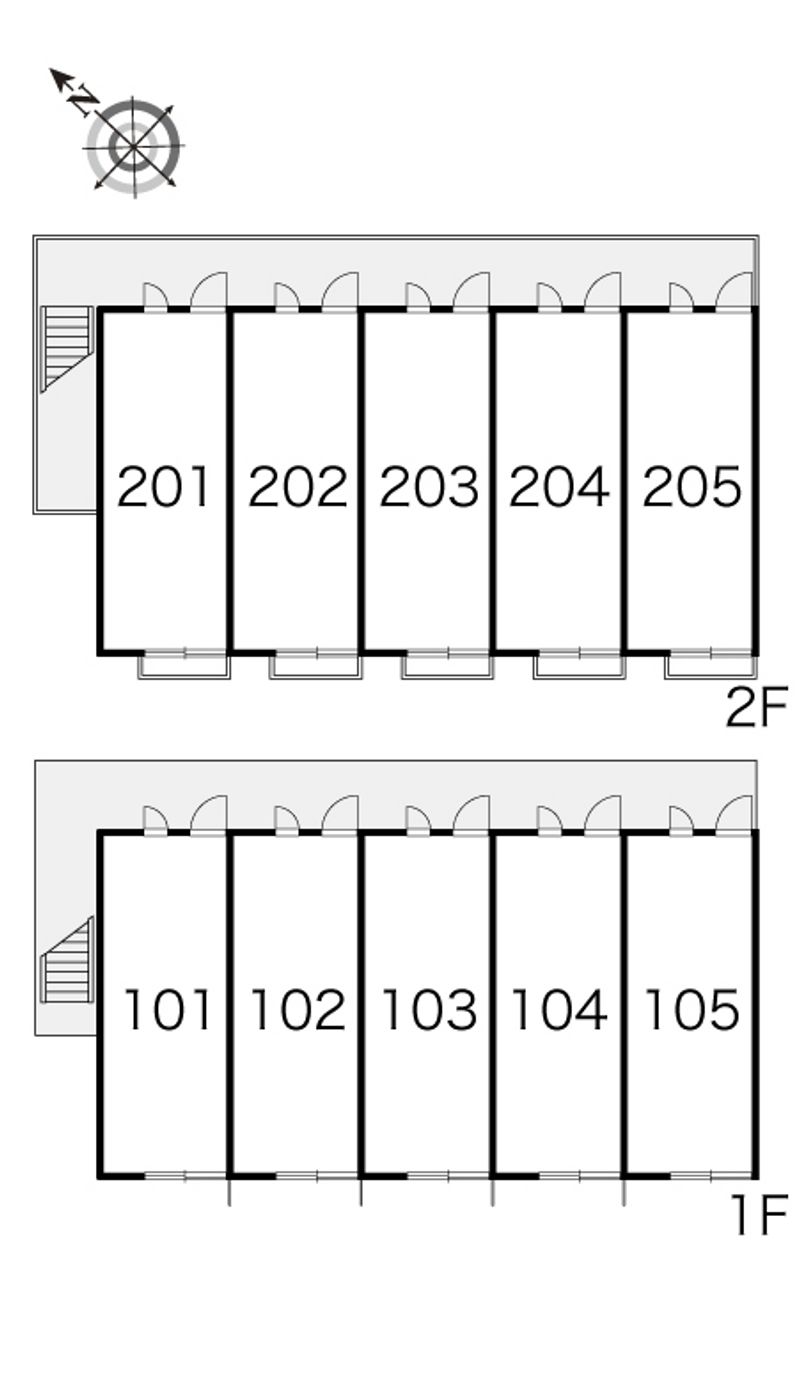 レオパレス市川の家 間取り配置図