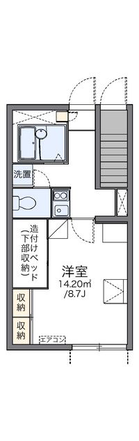 レオパレスフルールⅡ 間取り図