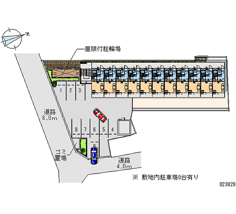 23929 bãi đậu xe hàng tháng