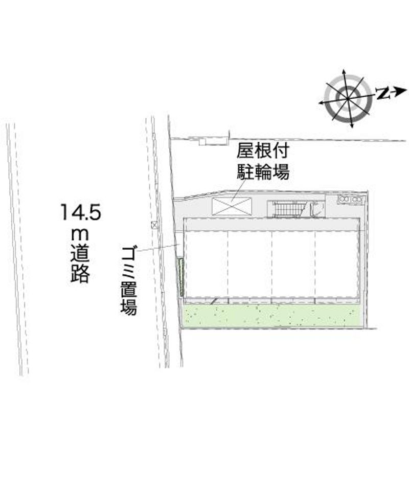 レオパレス櫻の夢 配置図