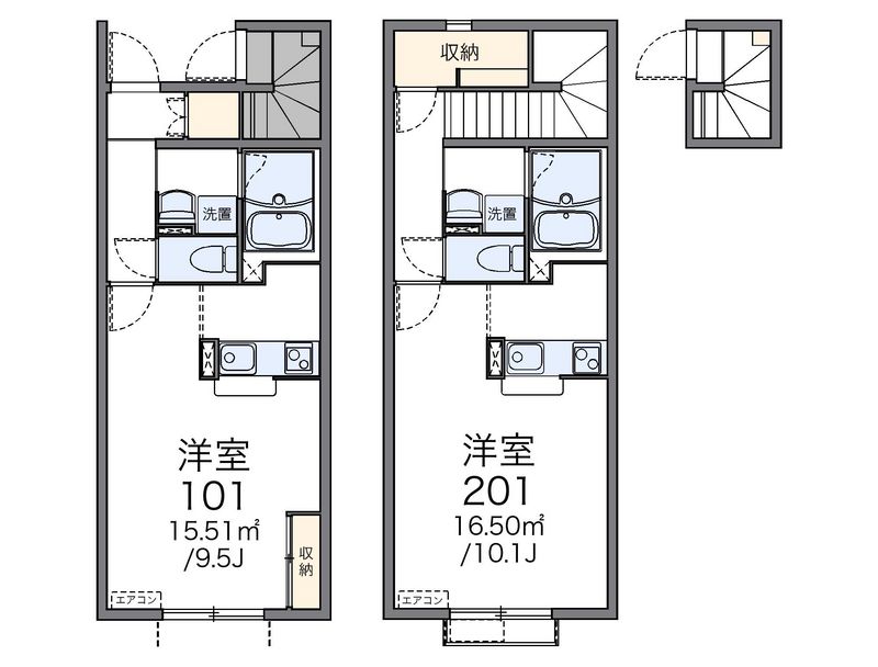 レオネクストＳＥＲＥＮＡ 間取図