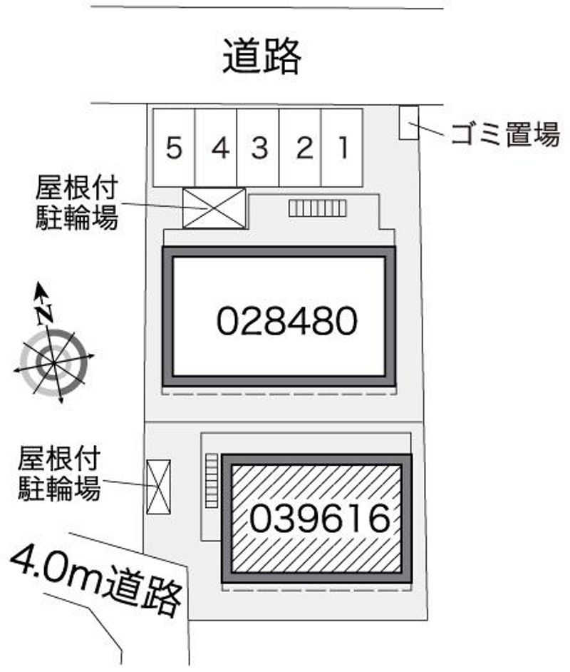 レオパレスＳＡＫＡＥⅡ 配置図