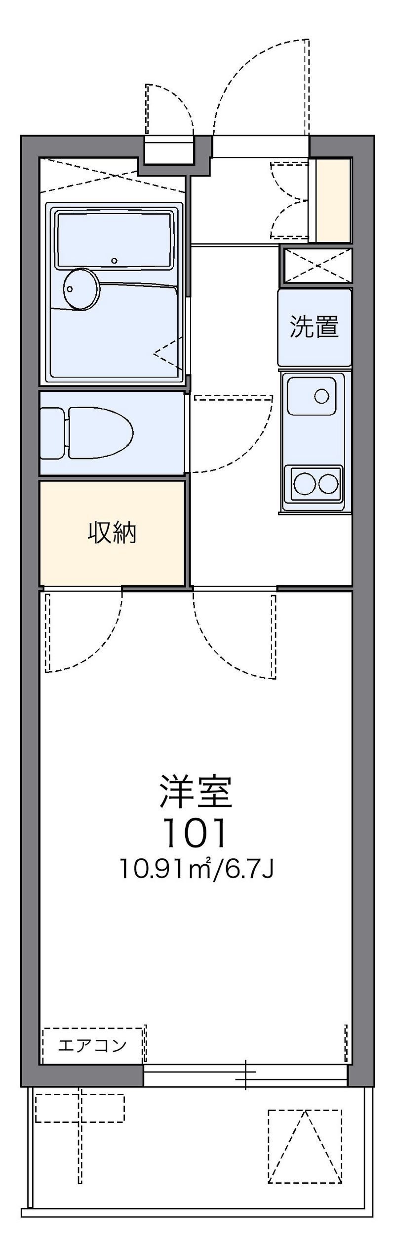 レオパレスＫＡＴＯＨⅢ 間取図