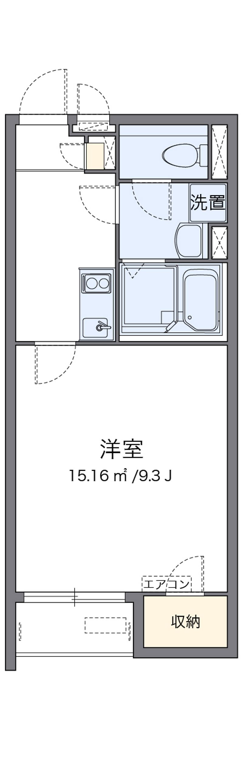 クレイノパーシモン寿 間取図