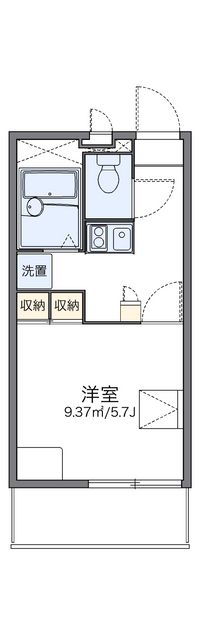 レオパレスＳＴＡＲ　ＲＩＮＧ 間取り図