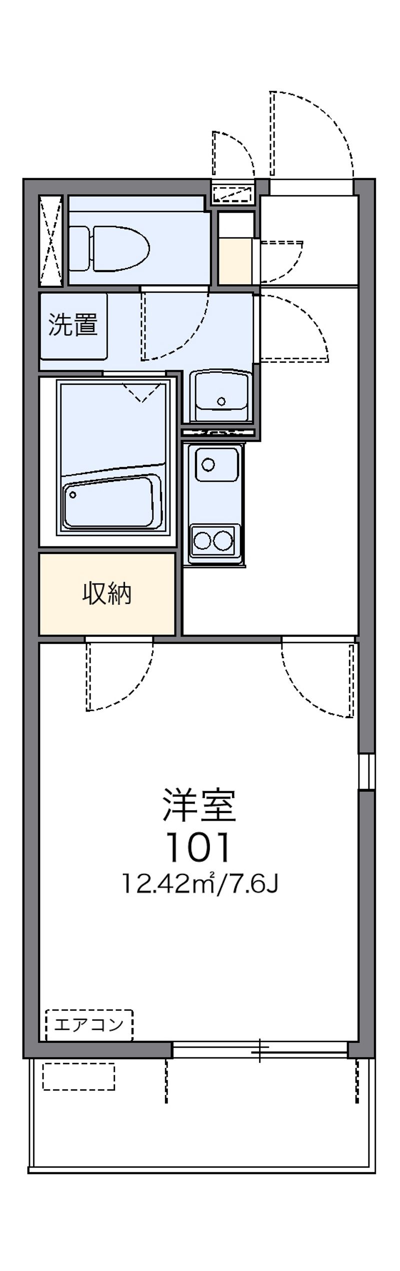 レオネクストマリポサⅢ 間取図