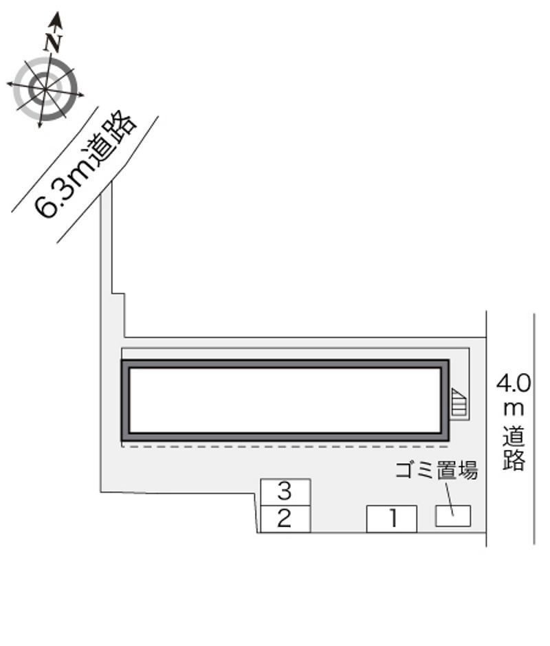 レオパレスシェソワ 配置図