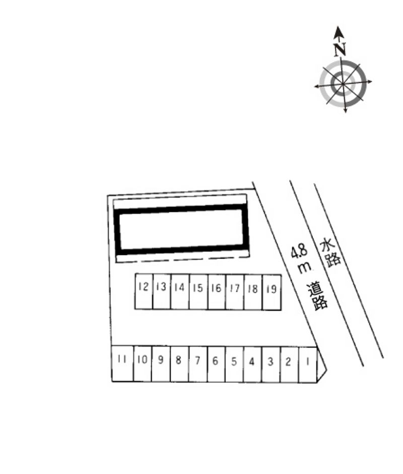 レオパレスパインヒル 配置図