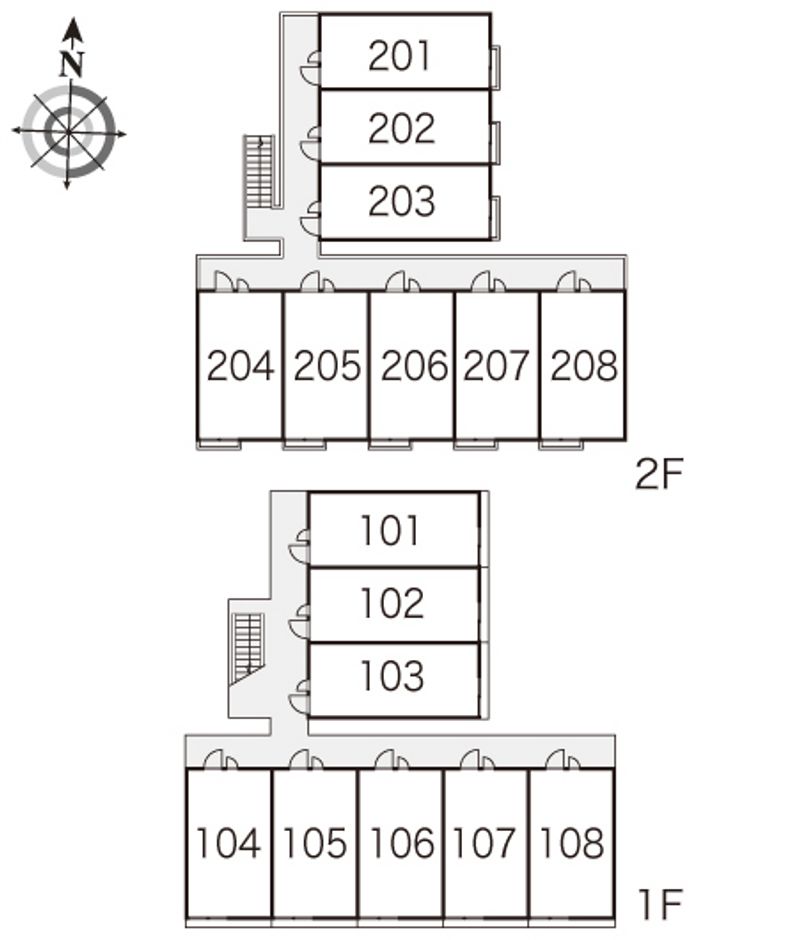 レオパレスＴＡＫＥＯ 間取配置図
