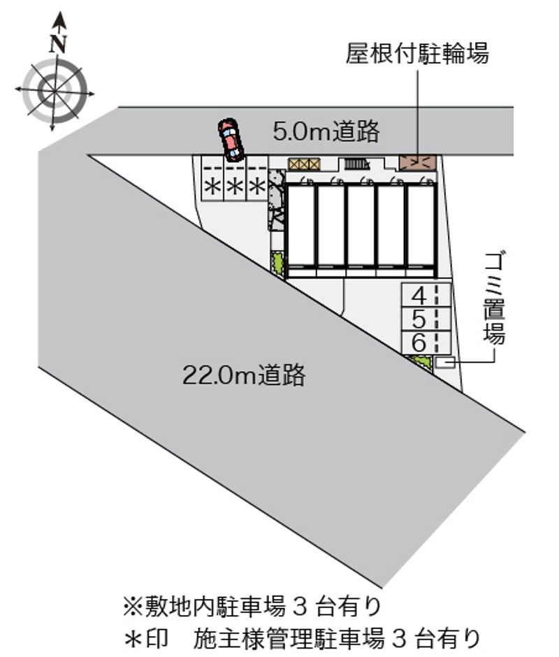 レオネクストＯＲＣＨＩＤ　Ｔ 配置図