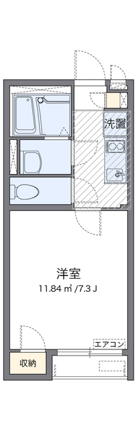 クレイノディン　カント 間取り図